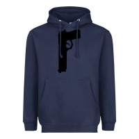 Navy THE SOPRANOS GUN Heavyweight Hoodie - minhPixels