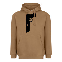 Toasted Coconut THE SOPRANOS GUN Heavyweight Hoodie - minhPixels