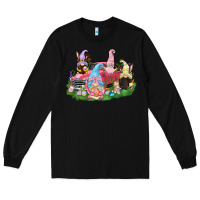 Black Easter gnomies truck  Easter Day Long Sleeve Tee - CowGirlArtShop