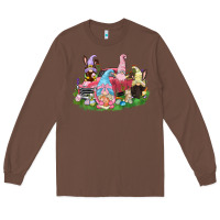 Chestnut Easter gnomies truck  Easter Day Long Sleeve Tee - CowGirlArtShop