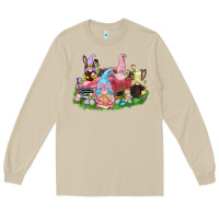 Mushroom Easter gnomies truck  Easter Day Long Sleeve Tee - CowGirlArtShop