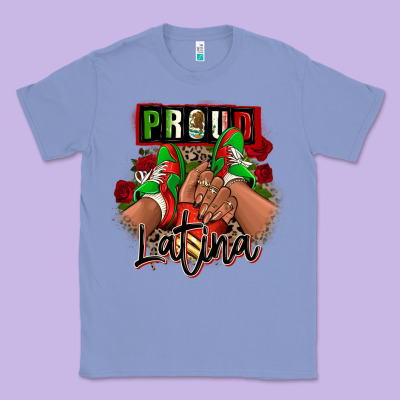 Proud Latina Mexican Sneakers Classic Tee Designed By Ranaportraitstore