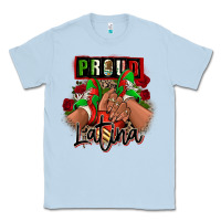 Dusty Blue Proud Latina Mexican sneakers Classic Tee - RanaPortraitStore