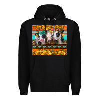 Black heifers and sunflowers Premium Hoodie - Jasminsmagicworld