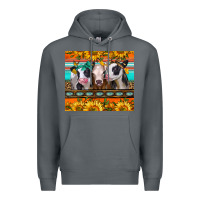 Rock heifers and sunflowers Premium Hoodie - Jasminsmagicworld