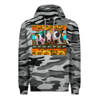 Slate Camo heifers and sunflowers Premium Hoodie - Jasminsmagicworld