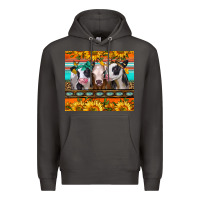 Smoke heifers and sunflowers Premium Hoodie - Jasminsmagicworld