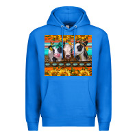 True Royal heifers and sunflowers Premium Hoodie - Jasminsmagicworld