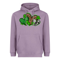 St Patricks Day Western Hearts Heavyweight Hoodie | Teevron