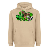 Mushroom st patricks day western hearts Heavyweight Hoodie - Artiststas
