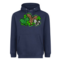 Navy st patricks day western hearts Heavyweight Hoodie - Artiststas