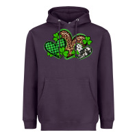 Plum st patricks day western hearts Heavyweight Hoodie - Artiststas