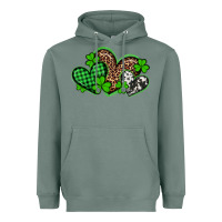 Sage st patricks day western hearts Heavyweight Hoodie - Artiststas