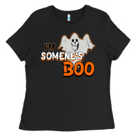 Black I'm Someone's Boo Halloween Ladies Tee - Bettercallsaul