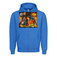 True Royal Fall Crow Zipper Hoodie - LillyAllenDesigns