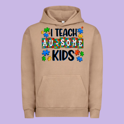 I Teach Ausome Kids Urban Hoodie Designed By Adodesignshop
