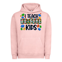 Pigment Salmon i teach ausome kids Urban Hoodie - AdoDesignShop