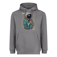 Storm astronaut space travel retro aesthetic streetwear t shirt Heavyweight Hoodie - minhPixels