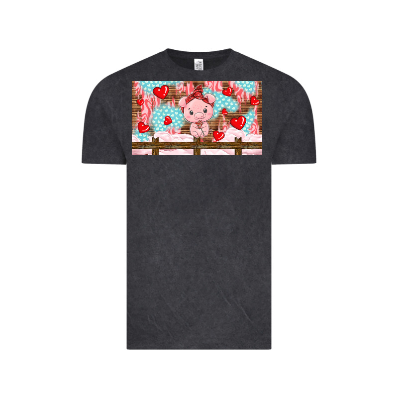 Cute Pig Vintage Tee by TumblerDesignByShophia | Teevron