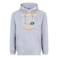 Heather Grey welcome to camp quitcherbitchin camping camp quitcherbitchin Heavyweight Hoodie - minhPixels