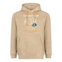 Mushroom welcome to camp quitcherbitchin camping camp quitcherbitchin Heavyweight Hoodie - minhPixels