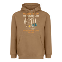 Toasted Coconut welcome to camp quitcherbitchin camping camp quitcherbitchin Heavyweight Hoodie - minhPixels