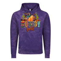 Cloud Purple howdy fall Vintage Hoodie - CowGirlArtShop