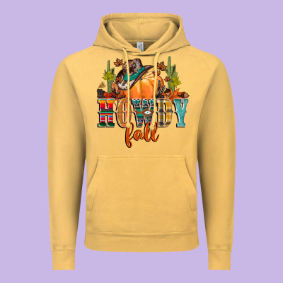 Howdy Fall Vintage Hoodie Designed By Cowgirlartshop