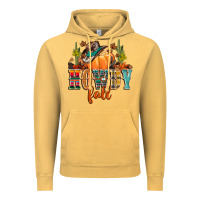 Vintage Mustard howdy fall Vintage Hoodie - CowGirlArtShop