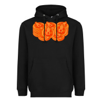 Black halloween pumpkin cookies t shirt Heavyweight Hoodie - minhPixels