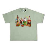 Oil Green Christmas coffee cups with Bull Terrier Urban Heavy Tee - RanaPortraitStore