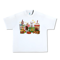 White Christmas coffee cups with Bull Terrier Urban Heavy Tee - RanaPortraitStore