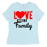 Baby Blue family love Ladies Tee - Bettercallsaul