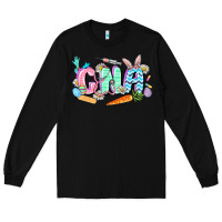 Black Easter CNA  Easter Day Long Sleeve Tee - CowGirlArtShop
