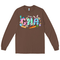 Chestnut Easter CNA  Easter Day Long Sleeve Tee - CowGirlArtShop