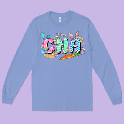 Easter Cna  Easter Day Long Sleeve Tee Designed By Cowgirlartshop
