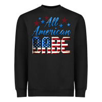 Black All American Babe Heavyweight Sweatshirt - LillyAllenDesigns