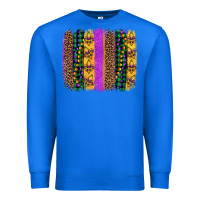 True Royal mardi gras fleur de lis and beads brush stroke Premium Sweatshirt - Artiststas
