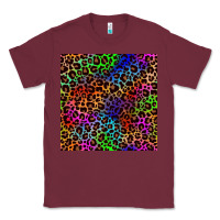 Burgundy Pride leopard seamless pattern Classic Tee - NancyCooperArtShop