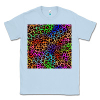 Dusty Blue Pride leopard seamless pattern Classic Tee - NancyCooperArtShop