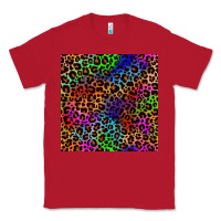Red Pride leopard seamless pattern Classic Tee - NancyCooperArtShop