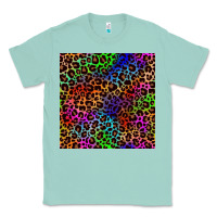Seafoam Pride leopard seamless pattern Classic Tee - NancyCooperArtShop
