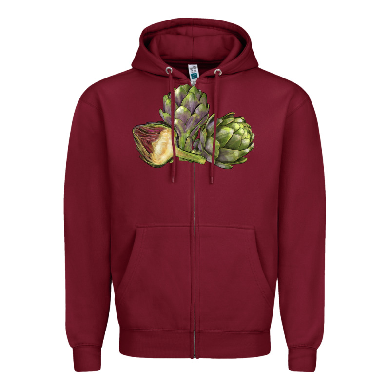 Artichoke Zipper Hoodie by LillyAllenDesigns | Teevron