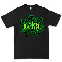 Black Lucky Shamrock St Patricks Day Premium Tee - Bettercallsaul