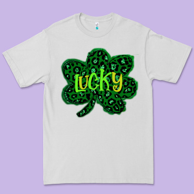 Lucky Shamrock St Patricks Day Premium Tee Designed By Bettercallsaul