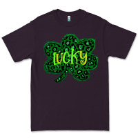 Plum Lucky Shamrock St Patricks Day Premium Tee - Bettercallsaul