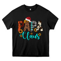 Black papa claus Heavy Core Tee - JahusDesignShop