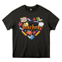 Asphalt teacher heart Heavy Core Tee - Artiststas