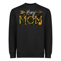 Black Boy Mom Heavyweight Sweatshirt - CowhideDigitalArt