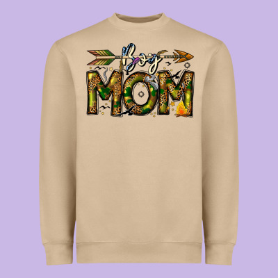 Boy Mom Heavyweight Sweatshirt Designed By Cowhidedigitalart